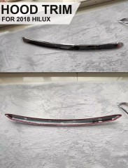 wholesale montero sport hood lip Chrome Trim front lips for Xpander FORTUNER EVEREST