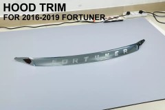 wholesale montero sport hood lip Chrome Trim front lips for Xpander FORTUNER EVEREST