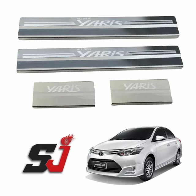 High Quality Auto Parts Stainless Steel Protect Door Sill Scuff Plate for Vios 2012-2022