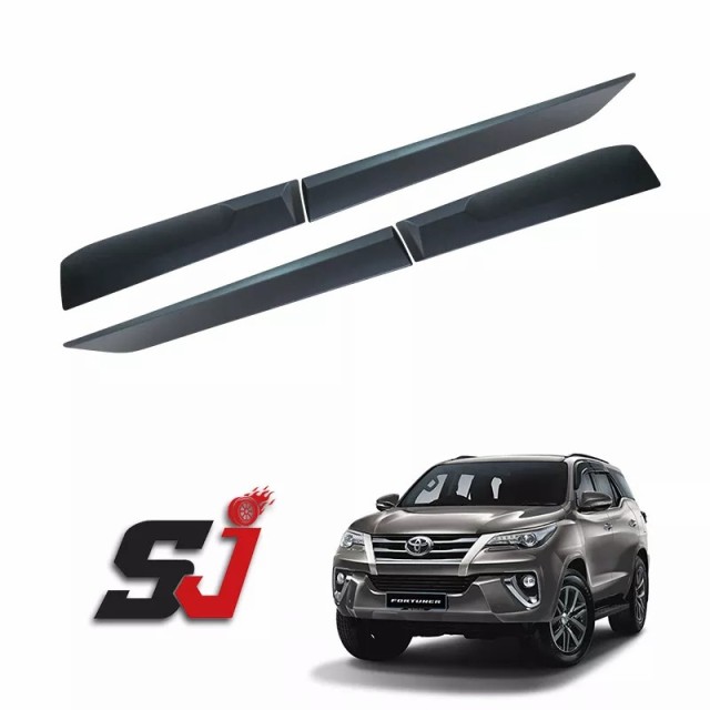 Factory Direct Car Decorative Accessories Auto Parts License Plate Frame Body Trim for Toyota Fortuner 2012-2016