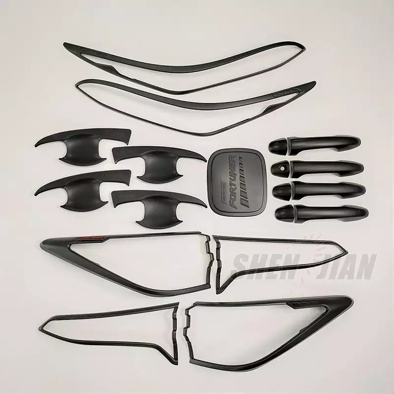 New Design Custom Car Exterior Accessories Full Chrome Kits Combo Sets Body Kits for Fortuner