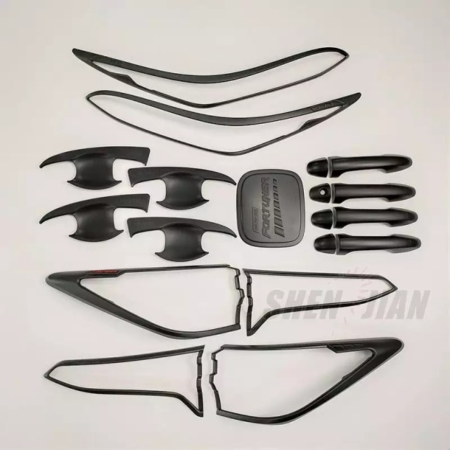 New Design Custom Car Exterior Accessories Full Chrome Kits Combo Sets Body Kits for Fortuner