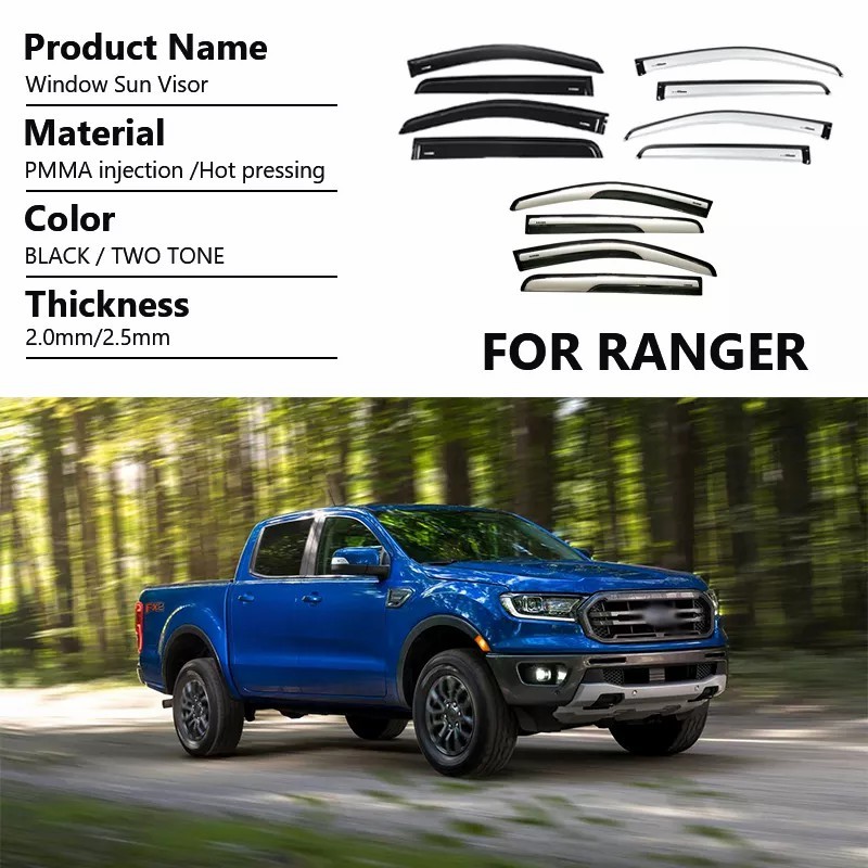 High Quality Car Accessories Body Kits Front Fog Light Cover for 2015-2019 Ranger