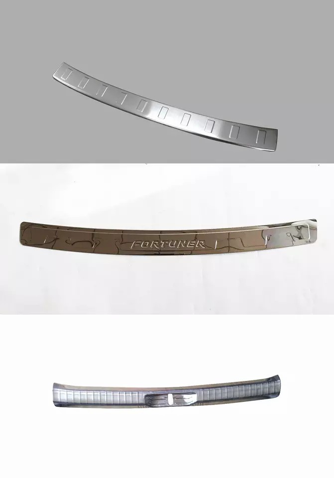 Best Selling Stainless Black Silver Rear Bumper Guard Protector Plate for 2021 Fortuner
