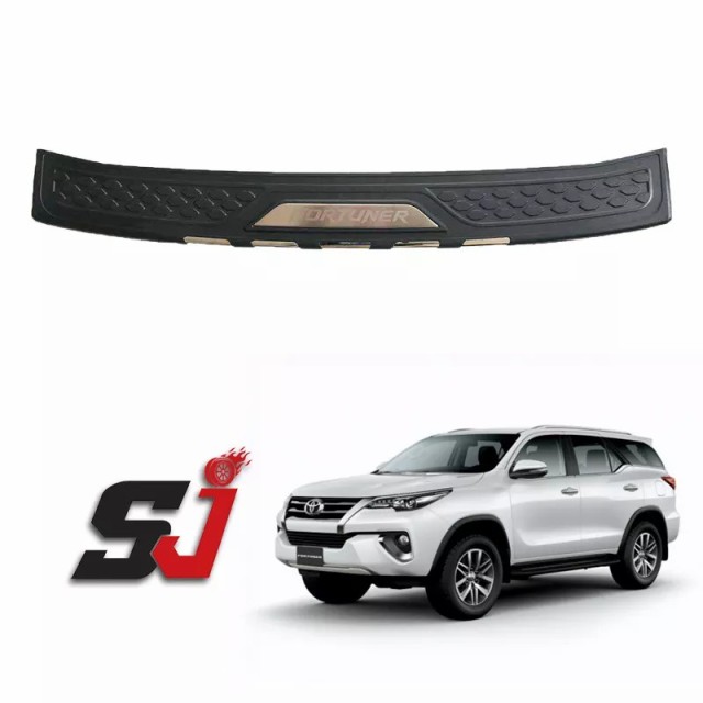 Best Selling Stainless Black Silver Rear Bumper Guard Protector Plate for 2021 Fortuner