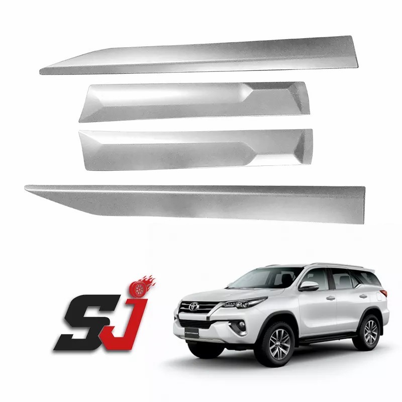 Factory Direct Car Decorative Accessories Auto Parts License Plate Frame Body Trim for Toyota Fortuner 2012-2016