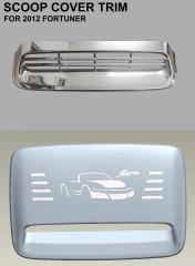 Thailand Quality Other Exterior Accessories Carbon Fiber Black Car Side Window Scoop Vent Cover Trim for Fortuner 2012-2022