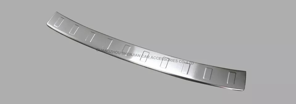 Best Selling Stainless Black Silver Rear Bumper Guard Protector Plate for 2021 Fortuner