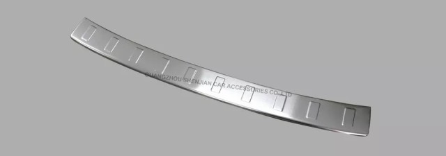 Best Selling Stainless Black Silver Rear Bumper Guard Protector Plate for 2021 Fortuner