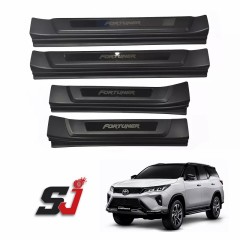 Custom Auto Other Exterior Accessories Durable ABS Door Sill Scuff Plate for 2012-2021 Fortuner