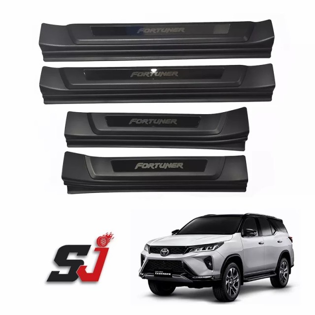 Custom Auto Other Exterior Accessories Durable ABS Door Sill Scuff Plate for 2012-2021 Fortuner
