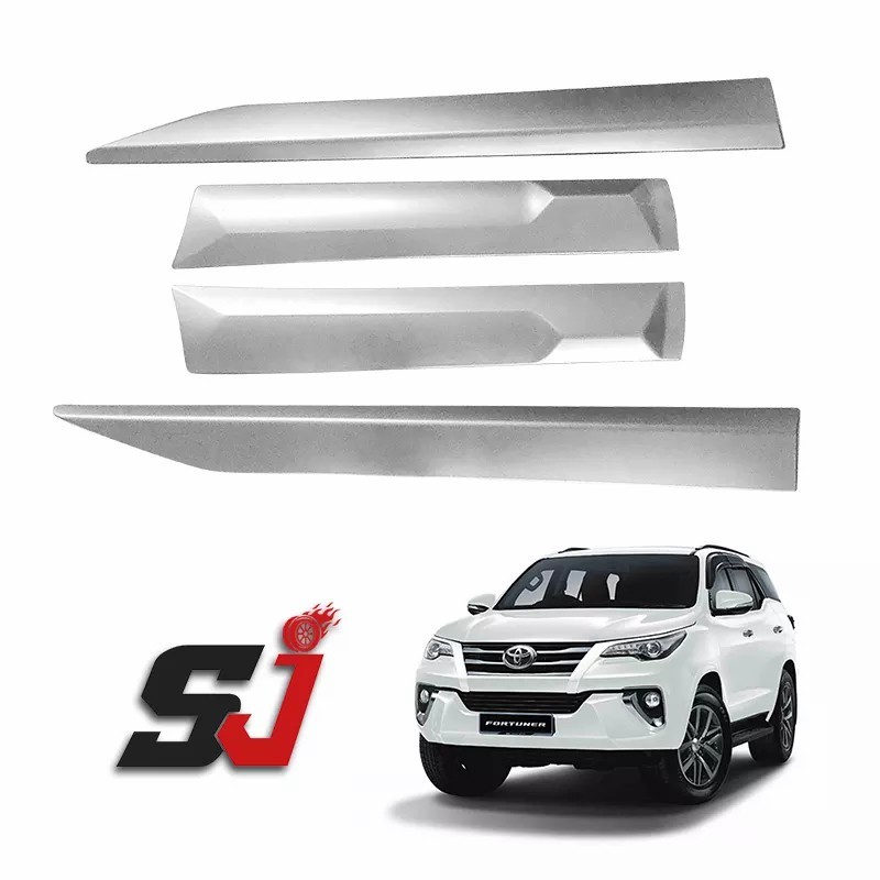 Thailand Quality Other Exterior Accessories ABS Body Trims Window Frame Trims for TOYOTA Fortuner 2016-2019 Car Accessories