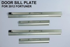 Custom Auto Other Exterior Accessories Durable ABS Door Sill Scuff Plate for 2012-2021 Fortuner
