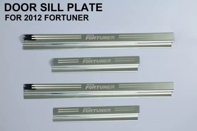 Custom Auto Other Exterior Accessories Durable ABS Door Sill Scuff Plate for 2012-2021 Fortuner