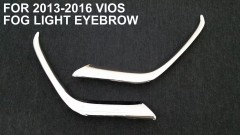 Factory Wholesale Price Car Decorative Accessories Auto Parts Body Fog Light eyebrow for Vios 2013-2016