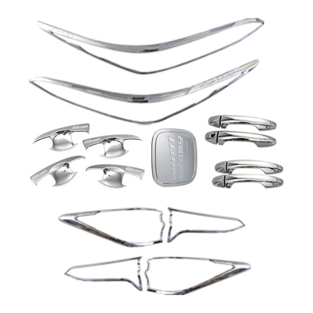 Custom Chrome Body Kit for Toyota Fortuner 2021