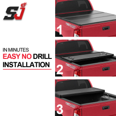 Factory High Quality Hard Tri-fold Tonneau Cover for Toyota Hilux