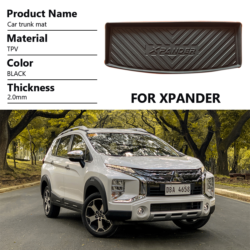Custom Car Rear Trunk Mat Deep Dish for Mitsubishi Xpander