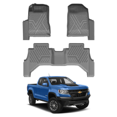 Factory Wholesale Car Floor Mats 3D 5D Deep Dish Matting for Chevrolet Colorado 2012-2017