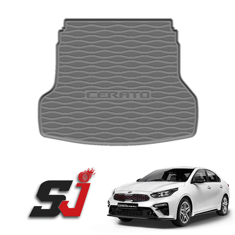 High Quality Rubber Car Trunk Mats for Kia Cerato 2019