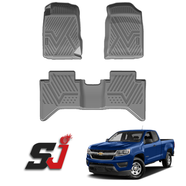 Factory Wholesale Car Floor Mats 3D 5D Deep Dish Matting for Chevrolet Colorado 2012-2017