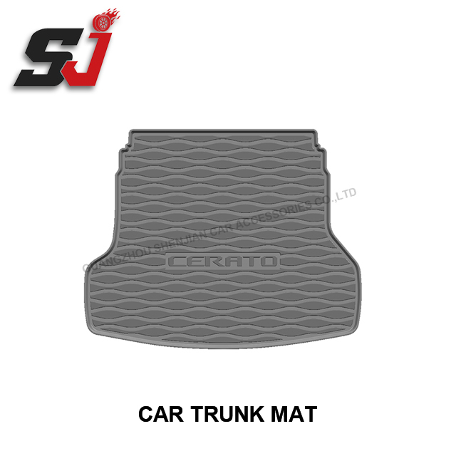 High Quality Rubber Car Trunk Mats for Kia Cerato 2019