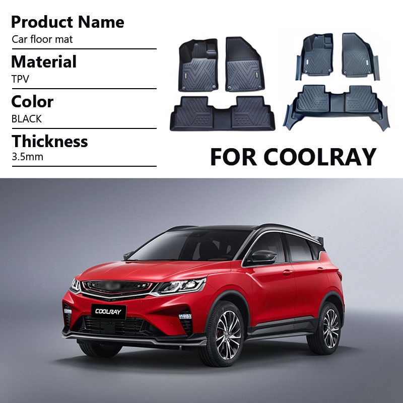 3D 5D Car Floor Mats Supplier for Geely Coolray Deep Dish Matting