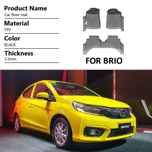 High Quality Car Floor Mat for Honda Brio 2019