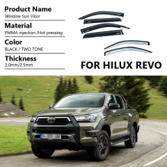 Car Accessories Side Window Deflector for Toyota Hilux Vigo