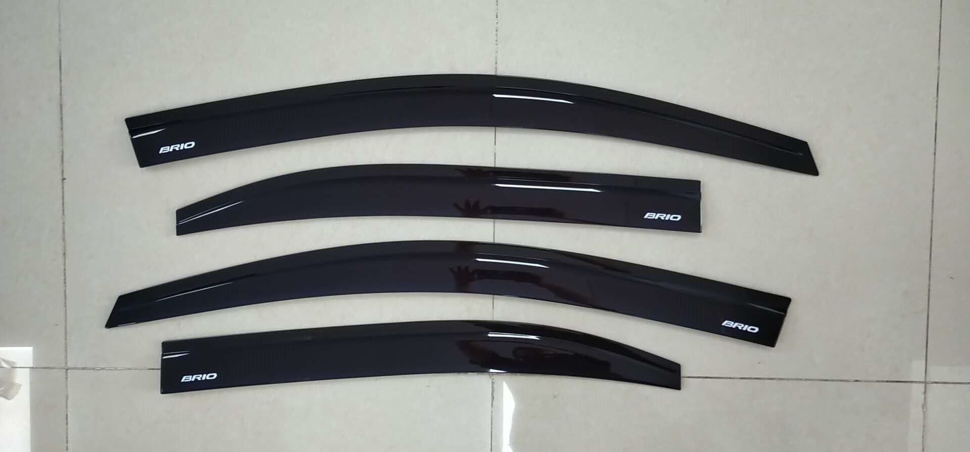 Custom Wholesale Window Rain Visor Supplier for Honda Brio Wind Deflector
