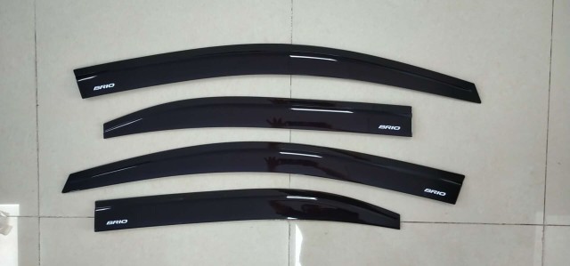 Custom Wholesale Window Rain Visor Supplier for Honda Brio Wind Deflector