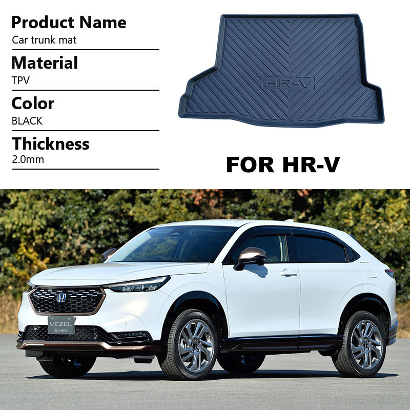 Wholesale Rubber Car Trunk Mats Liners for Honda HR-V