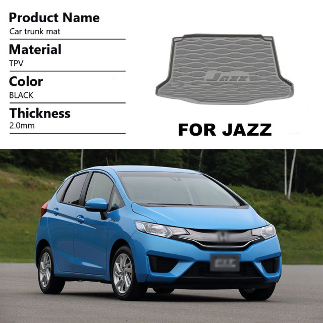 Custom wholesale Car Mats Trunk Liners for Honda Jazz