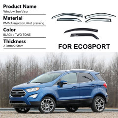 High Quality Rain Guard Side Door Window Visor for Ford Ecosport