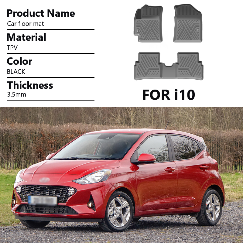 Wholesale High Quality Rubber 3D Car Floor Mat for Hyundai i10