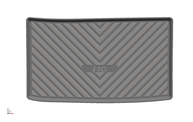 Wholesale Car Trunk Mats High Quality Rubber Deep Dish Matting for Hyundai i10 2022