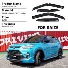 Wind Deflector Window Visor for Toyota Raize Rocky Ativa