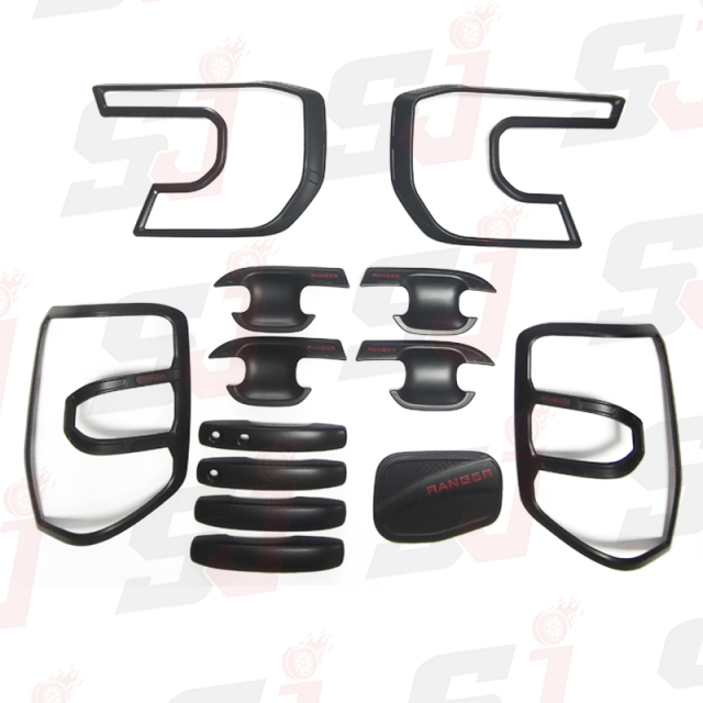 Car Body Kit Garnish Combo Set for Ford Ranger 2023 Accessories