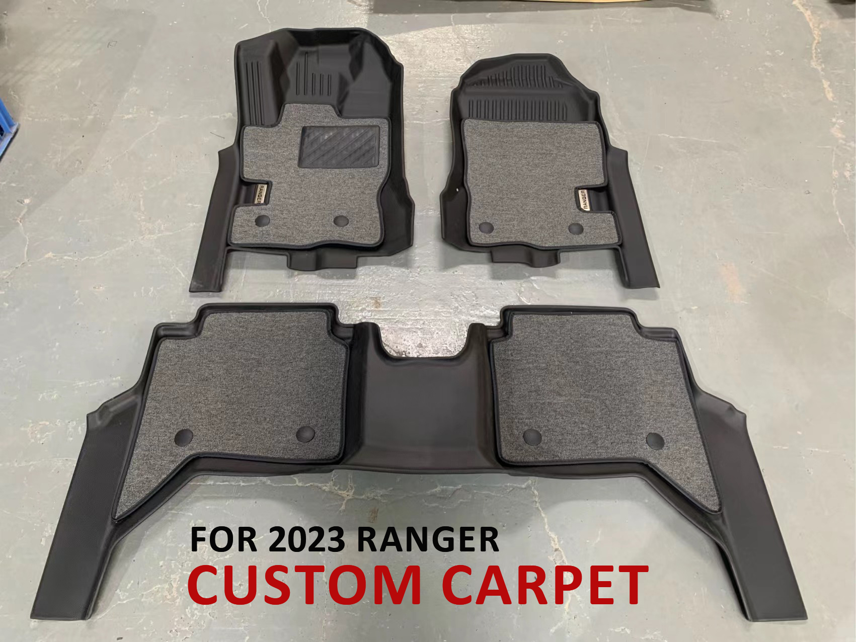 Wholesale Custom Car Carpet Floor Mats for Ford Ranger 2023