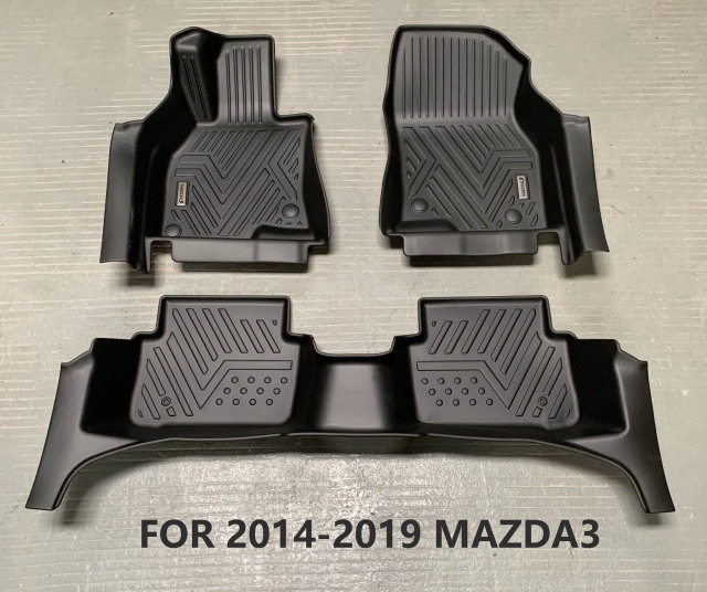 5D Deep Dish Matting Car Mats for Mazda 3 2014-2019 2020