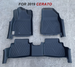 5D Car Floor Mats Custom Logo for Kia Cerato/K3 2019
