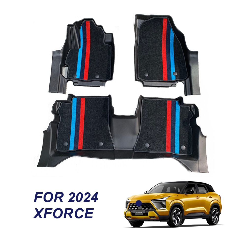 Custom Luxury 5D Car Carpet Floor Mats for Mitsubishi Xforce 2024