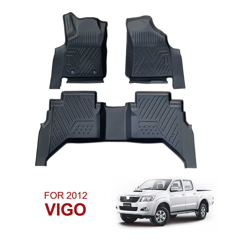 Factory Wholesale 5D Car Floor Mats for Toyota Vigo 2012