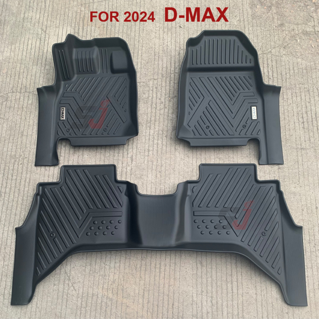 Factory Wholesale Car Floor Mats 5D for Isuzu D-max 2024 Deep Dish Matting