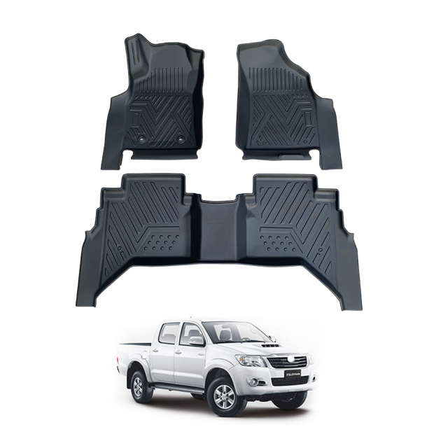 Factory Wholesale 5D Car Floor Mats for Toyota Vigo 2012