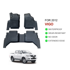 Factory Wholesale 5D Car Floor Mats for Toyota Vigo 2012