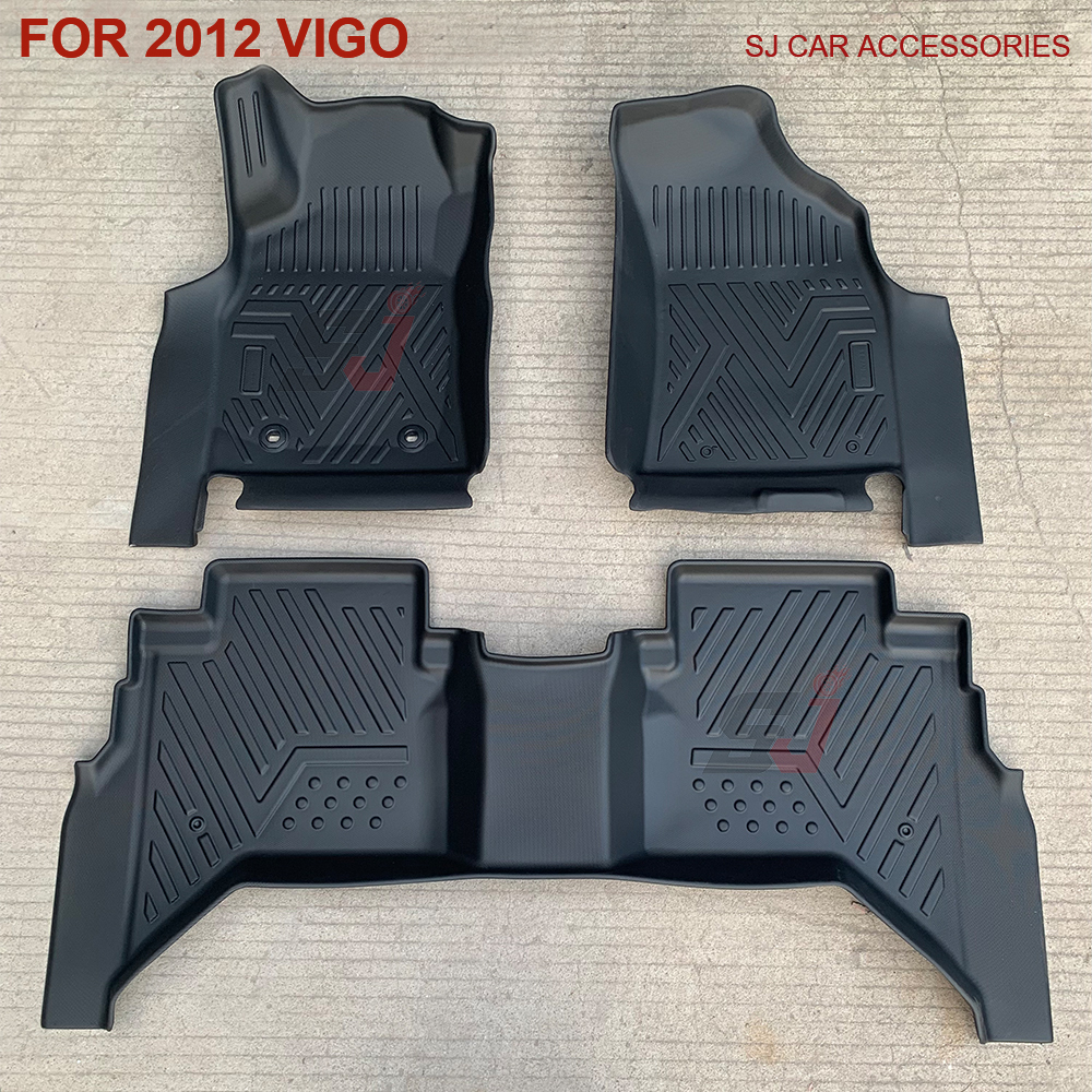 Factory Wholesale 5D Car Floor Mats for Toyota Vigo 2012