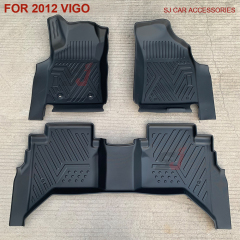 Factory Wholesale 5D Car Floor Mats for Toyota Vigo 2012
