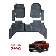 Factory Wholesale Car Floor Mats 5D for Isuzu D-max 2024 Deep Dish Matting