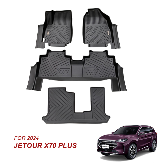 Factroy Direct Car Floor Mats Rear Trunk Liners for Jetour X70 Plus 2024